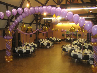 art deco ballon mariage